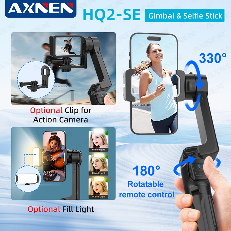 Drone Gimbal For Gopro - Axnen HQ2-SE Mobiele Telefoon Stabilisator Handheld