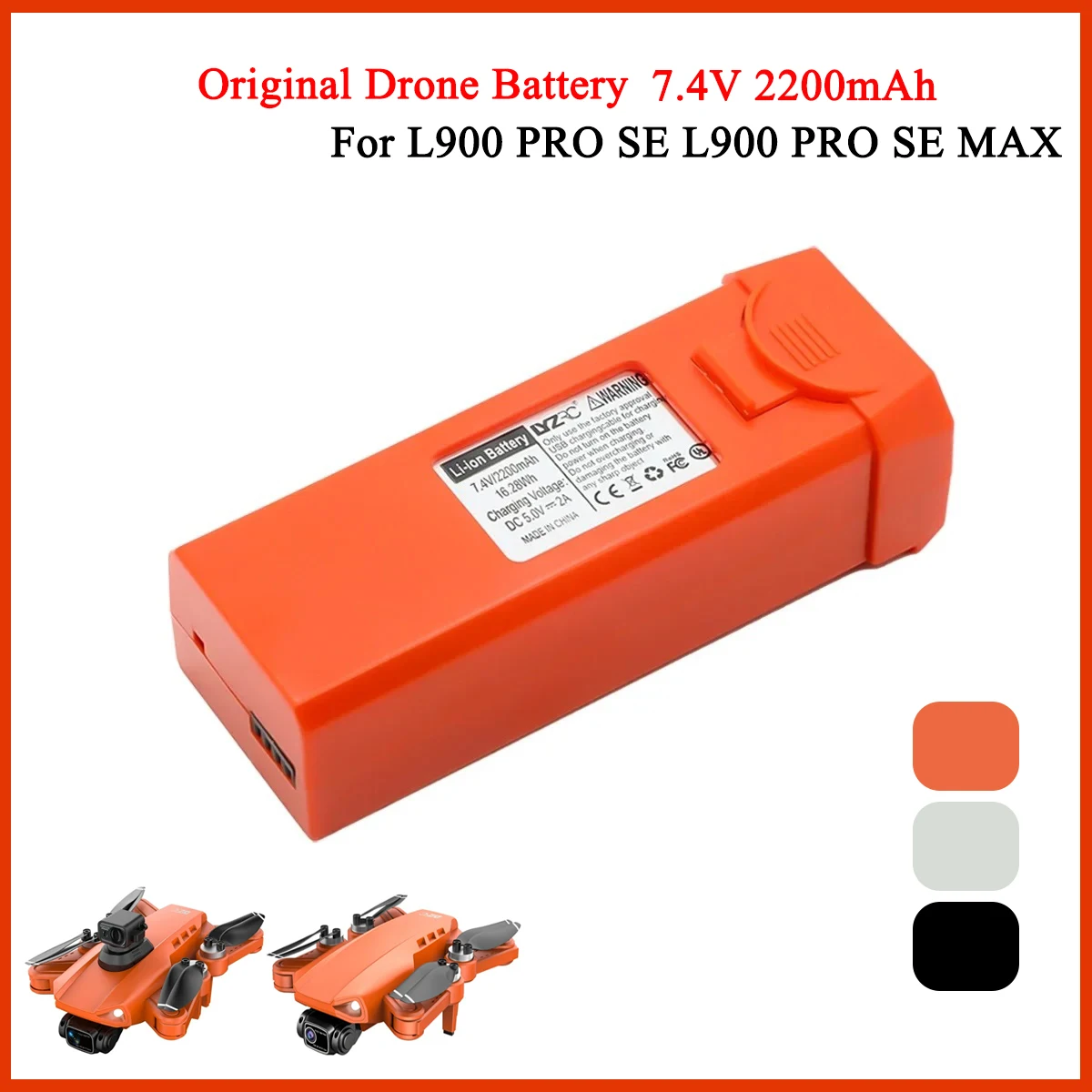 Drone Gimbal 2 Axis - Batterij L900 Pro Se Max Drone