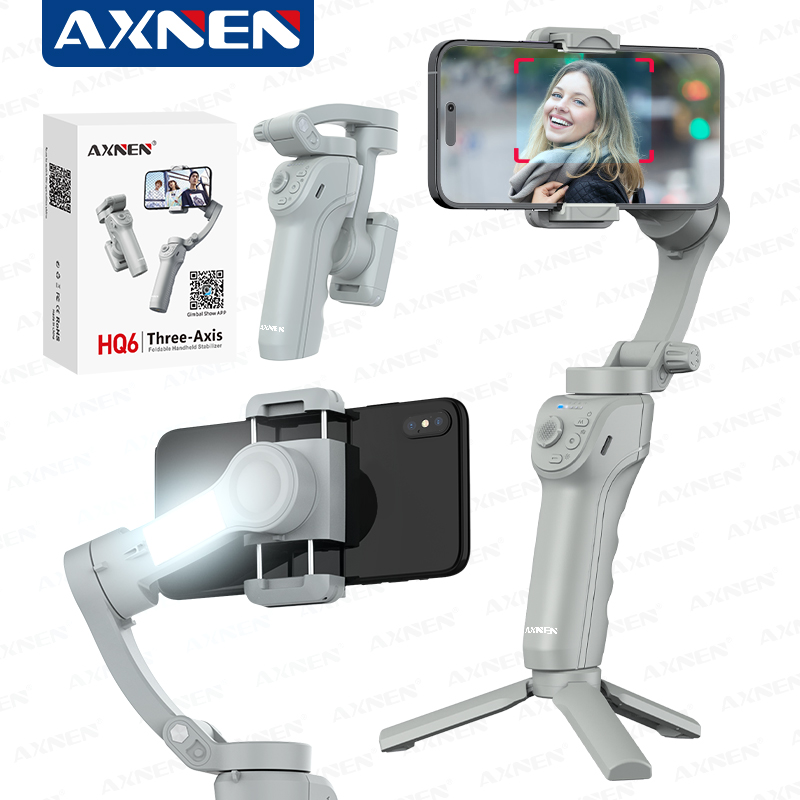 Drone Gimbal For Gopro - HQ6 3-assige gimbal handstabilisator voor mobiele