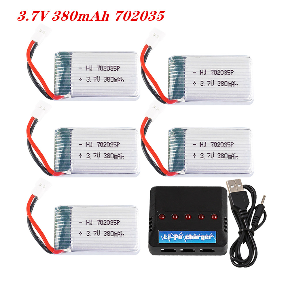 Drone Gimbal 2 Axis - 3.7V 380Mah 702035 Lipo Batterij Oplaadbare