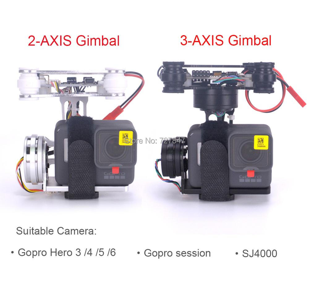 Drone Gimbal For Gopro Hero - RTF FPV 3-AS/Lichtgewicht 2-AXIS Borstelloze Gimbal