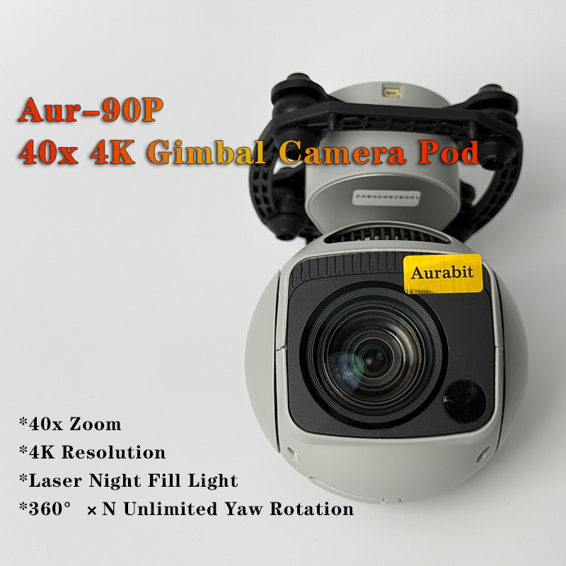 Drone Gimbal 3 Axis - 4K 40x Hybride Zoom 8.3MP 3-assige