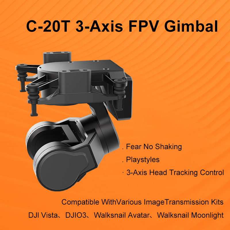Drone Gimbal 3 Axis - 3-assige gimbal voor FPV race-drone met