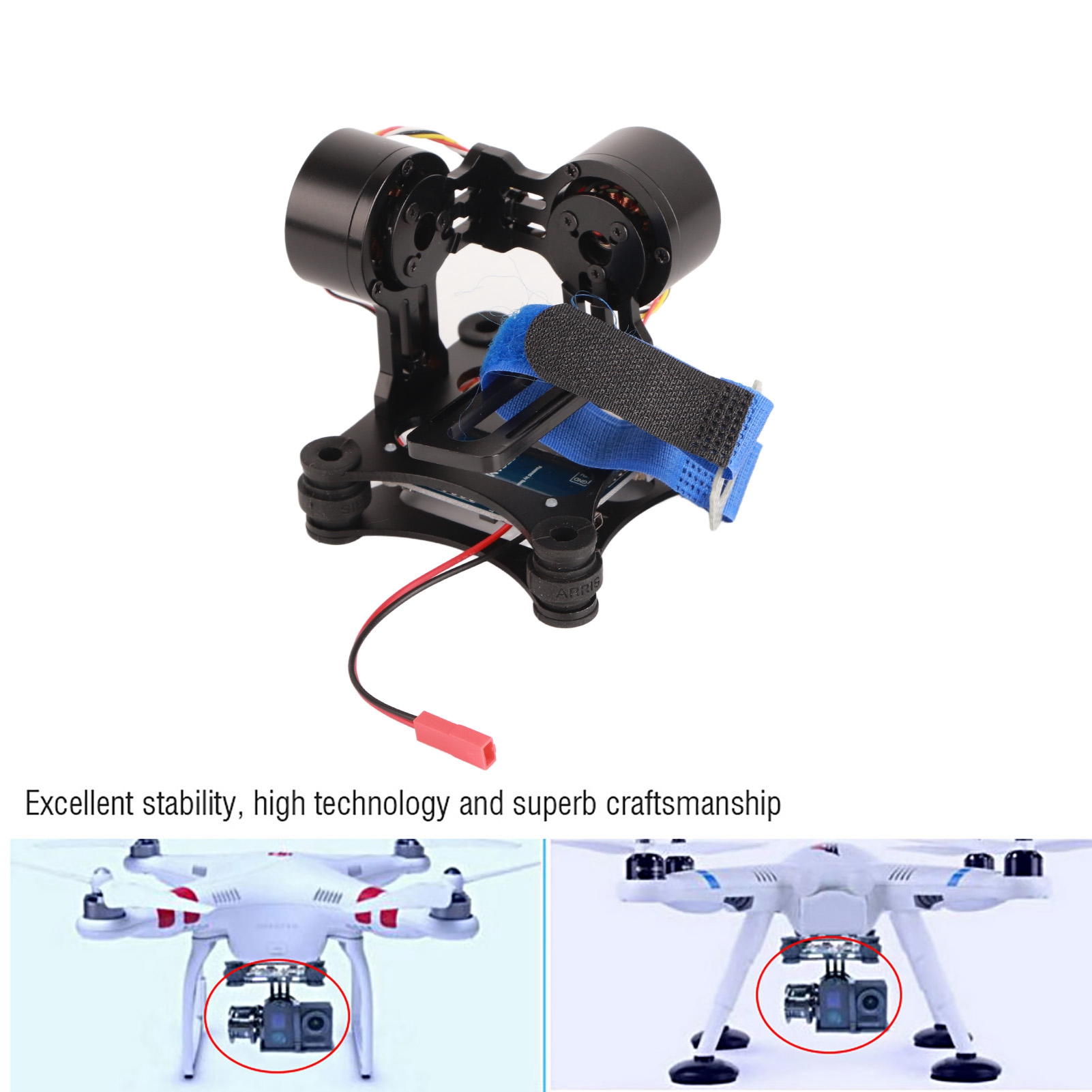 Drone Gimbal For Gopro - Borstelloze Camera Gimbal Metalen Borstelloze Gimbal