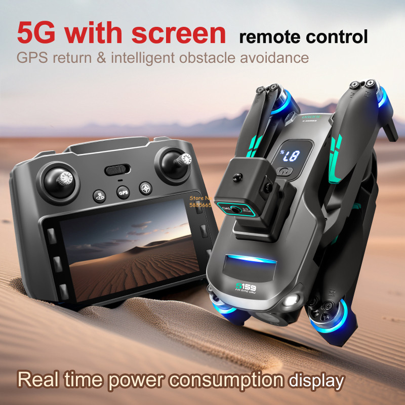 8K Dual Camera 5G WIFI FPV Afs - Drone Gimbal Brushless recensie en prijs