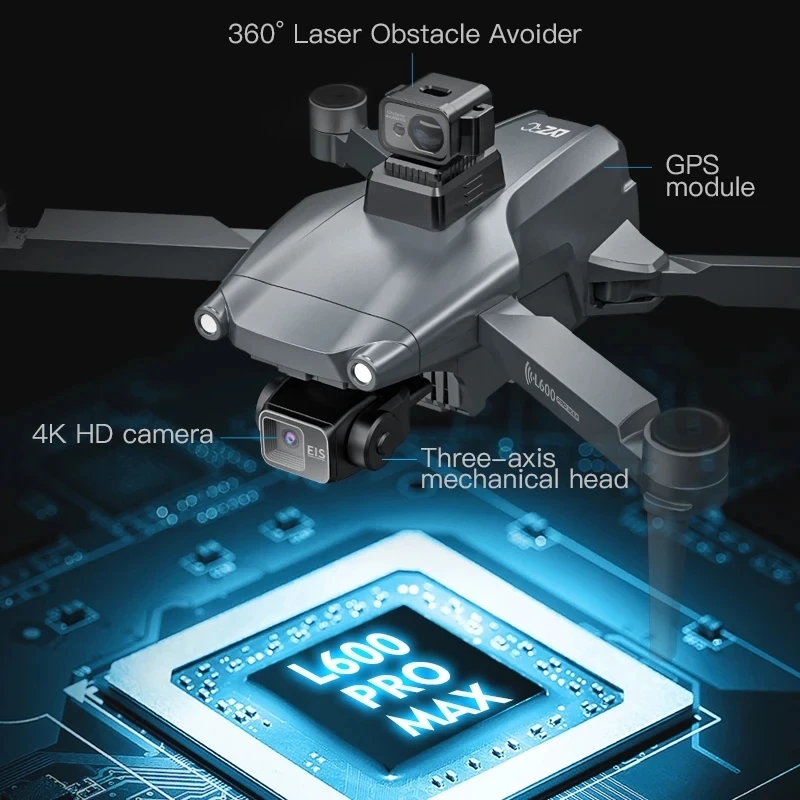 L600 PRO MAX GPS Drone Profess - Drone Gimbal Case recensie en prijs