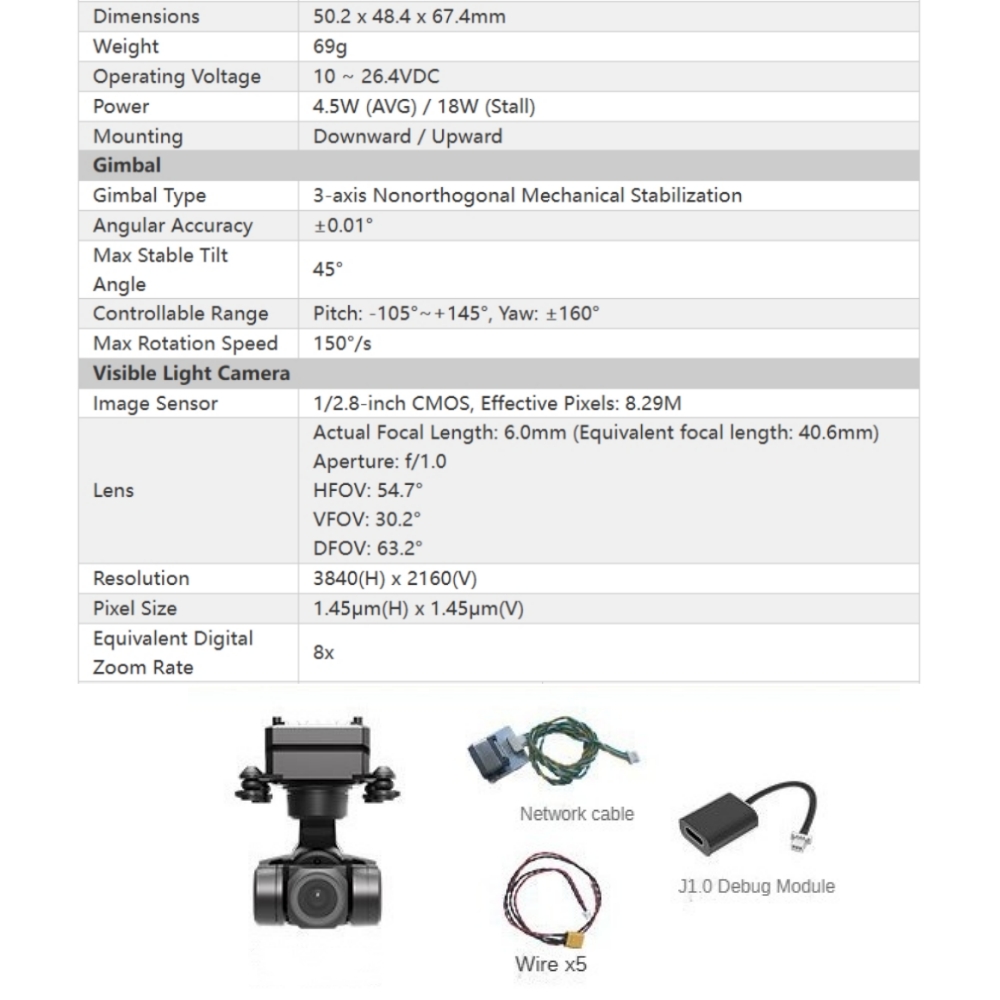 NCZOBOE ondersteunt netwerk/UA - Drone Gimbal 3 Axis recensie en prijs