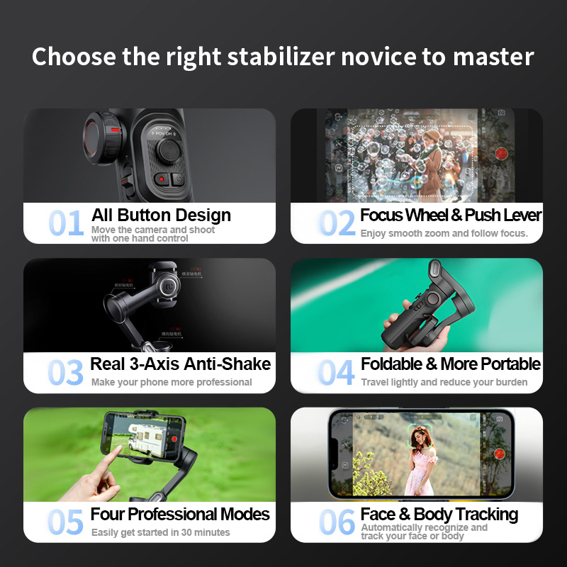 AOCHUAN 3-assige handheld gimb - Drone Gimbal For Gopro recensie en prijs
