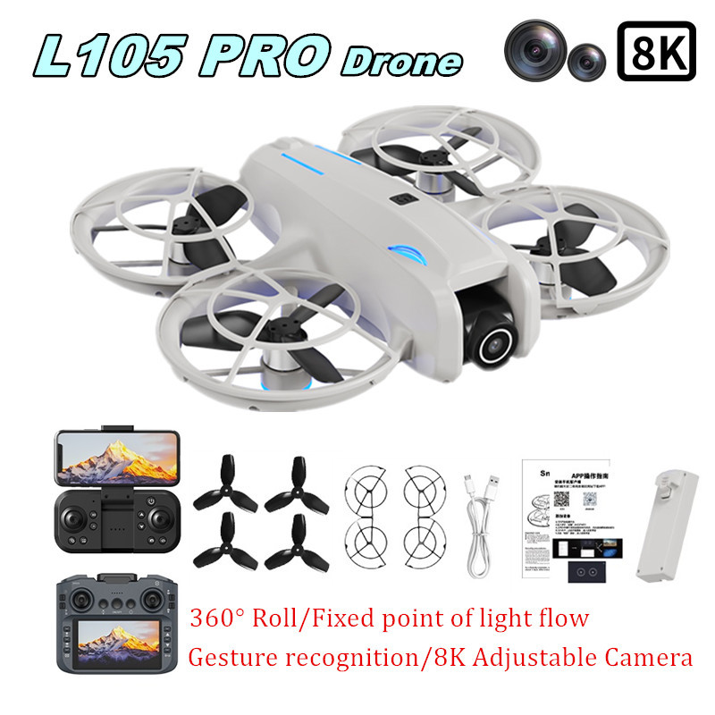 L105 PRO Drone Duel 8k Lens Vo - Drone Gimbal Brushless recensie en prijs