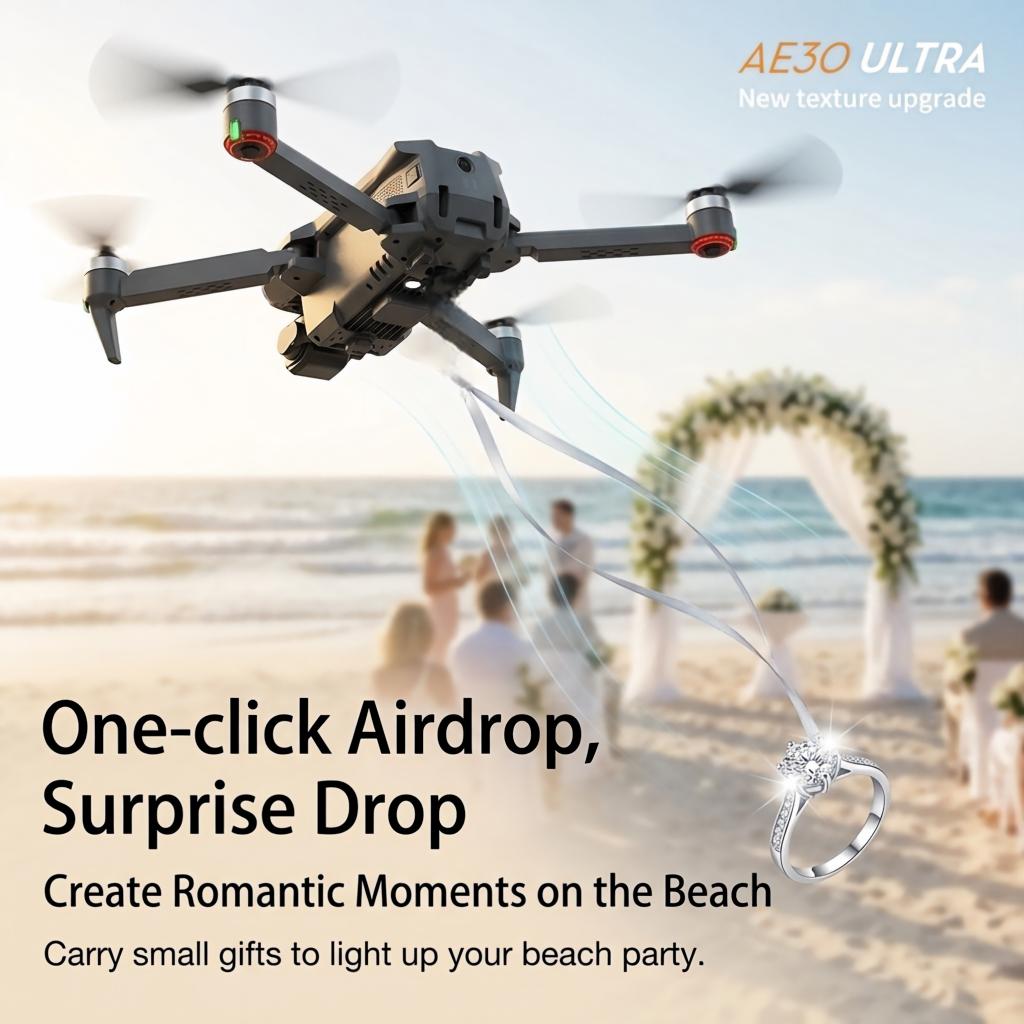 NIEUWE AE30 Ultra GPS Drone 4K - Drone Gimbal 3 Axis recensie en prijs